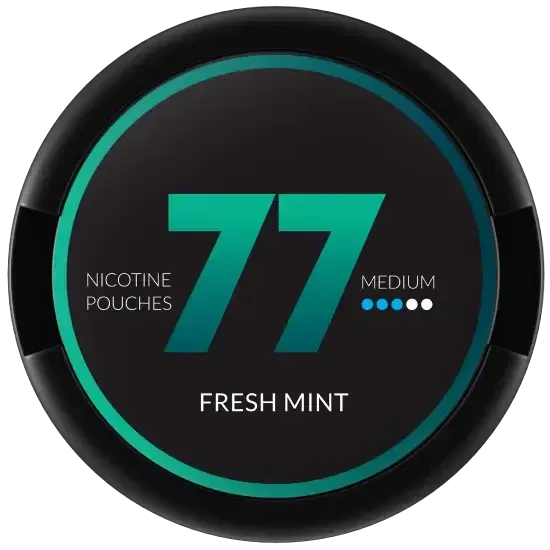 77 Fresh Mint 10.4mg nicotine pouches can