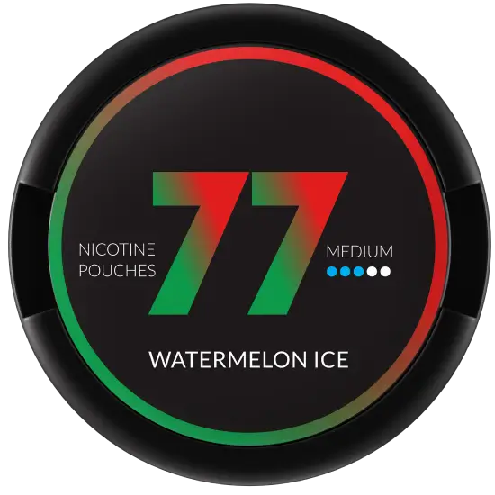 77 Watermelon Ice 10.4mg nicotine pouches can
