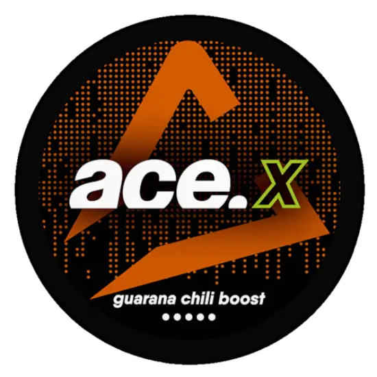 ACE X Guarana Chili Boost 8mg nicotine pouches can
