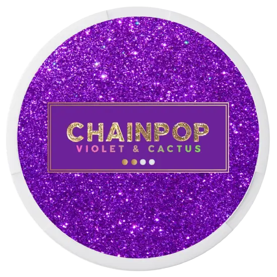 Chainpop Violet Cactus 5mg nicotine pouches can