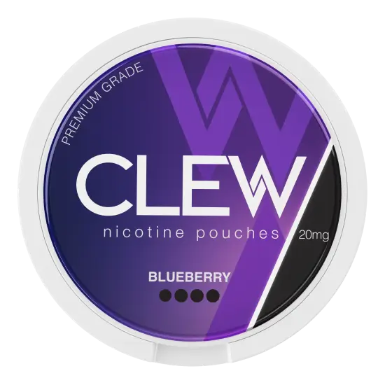 CLEW Blueberry 20mg nicotine pouches can