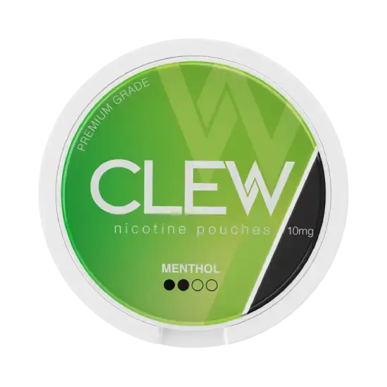 CLEW Menthol 10mg nicotine pouches can