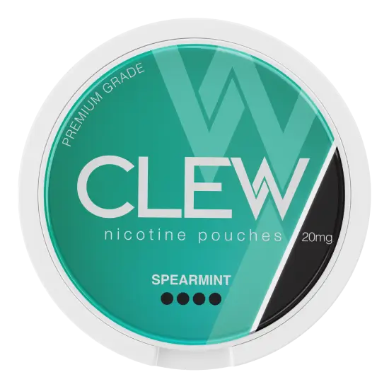 CLEW Spearmint 20mg nicotine pouches can