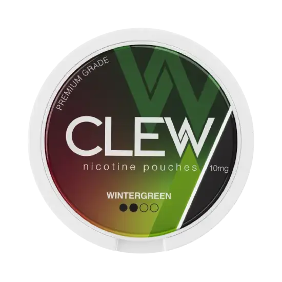 CLEW Wintergreen 10mg nicotine pouches can