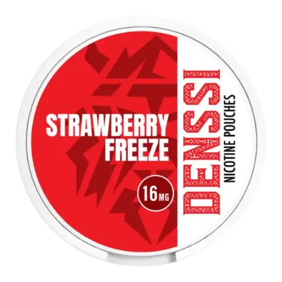 Denssi Strawberry Freeze 8mg nicotine pouches can