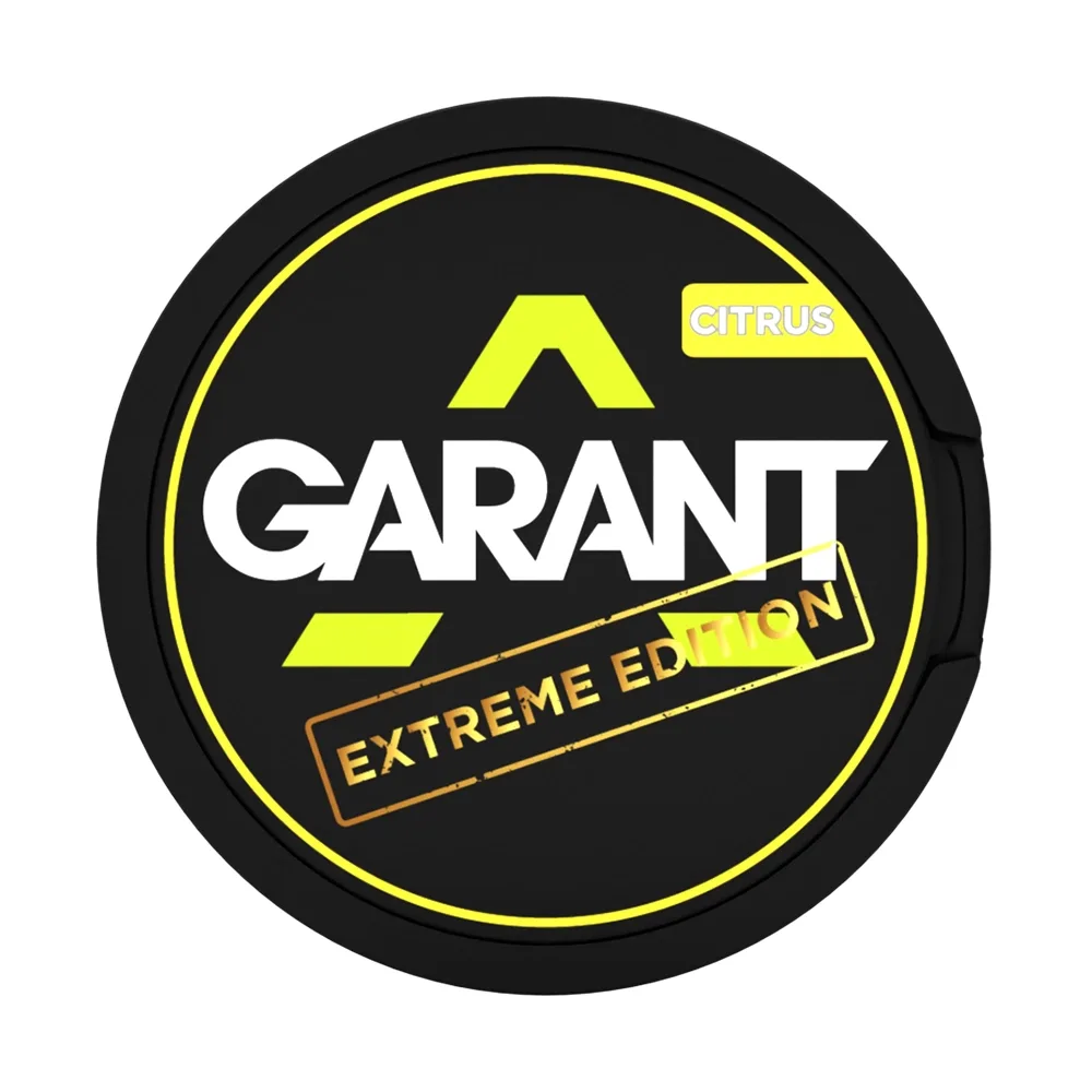 GARANT Citrus Extreme 25mg nicotine pouches can
