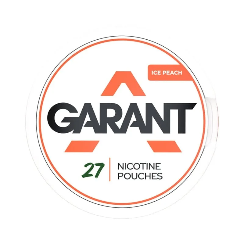 GARANT Ice Peach Medium 10mg nicotine pouches can