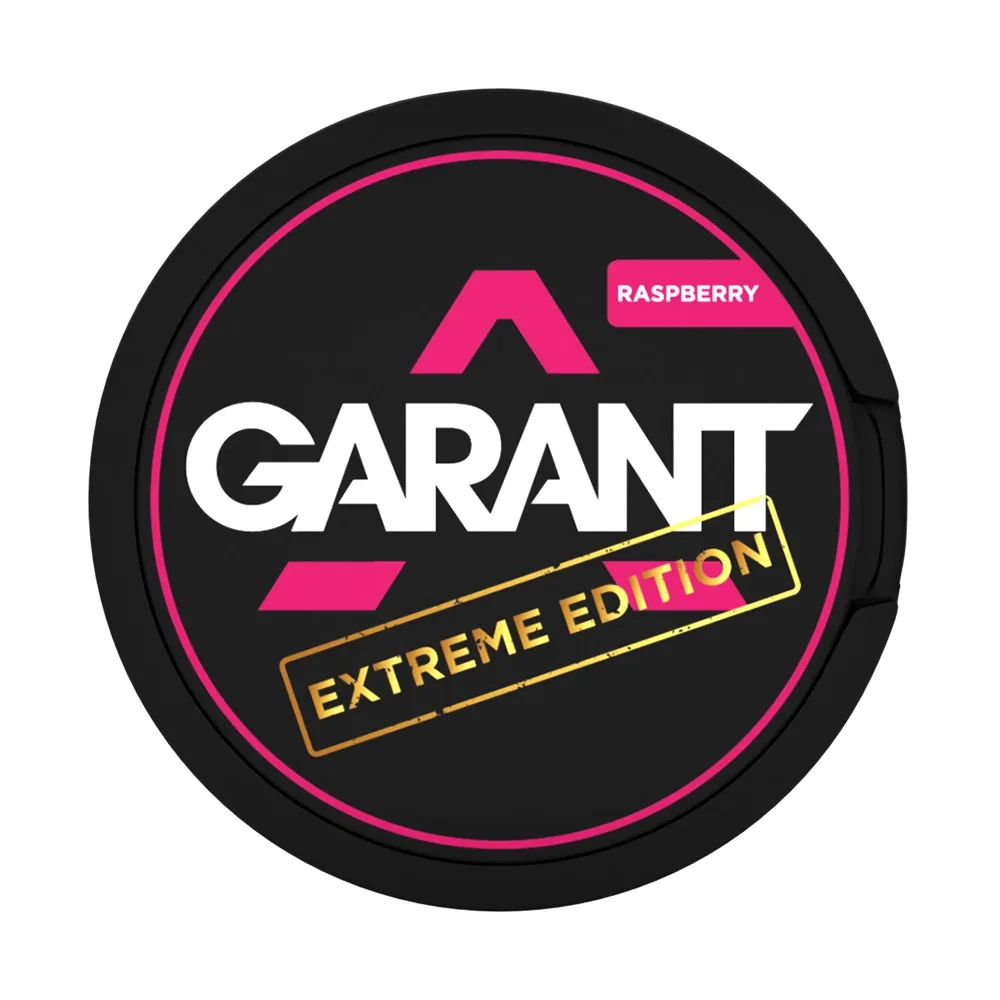 GARANT Raspberry Extreme 25mg nicotine pouches can