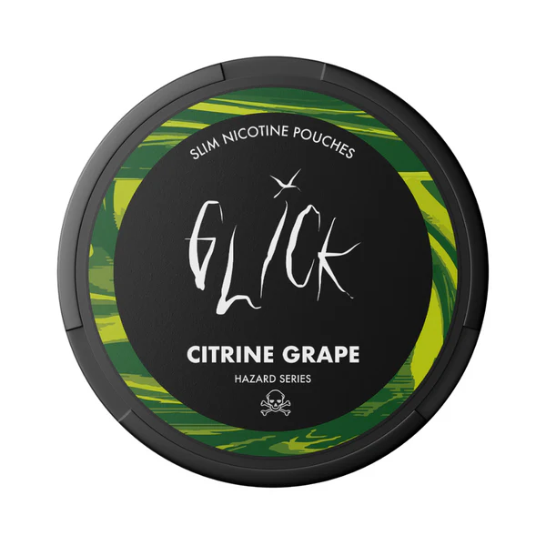 GLICK Citrine Grape 25mg nicotine pouches can