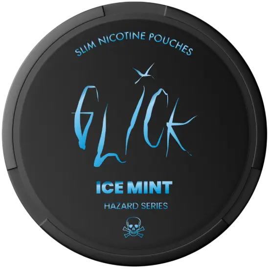 GLICK Ice Mint 25mg nicotine pouches can