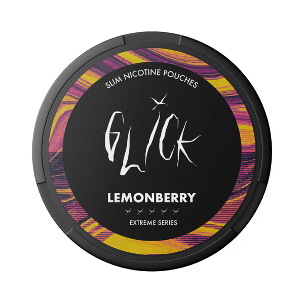 GLICK Lemonberry 10mg nicotine pouches can