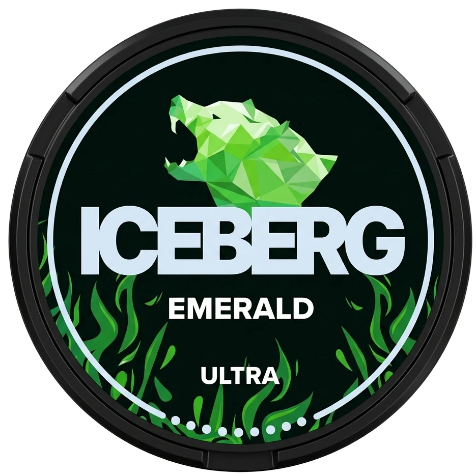 ICEBERG Emerald 56mg nicotine pouches can