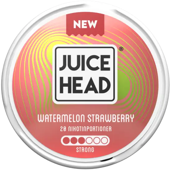 Juice Head Watermelon Strawberry 9mg nicotine pouches can