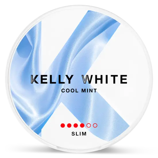 Kelly White Cool Mint 7.5mg nicotine pouches can