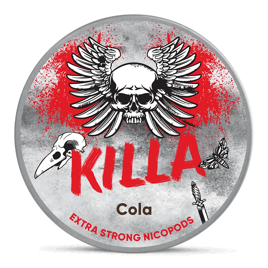 KILLA Cola 12.8mg nicotine pouches can