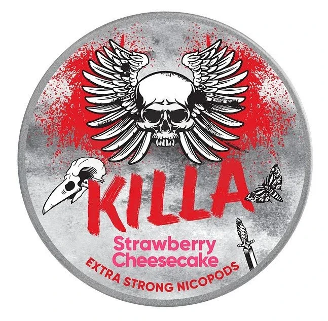 KILLA Strawberry Cheesecake 12.8mg nicotine pouches can