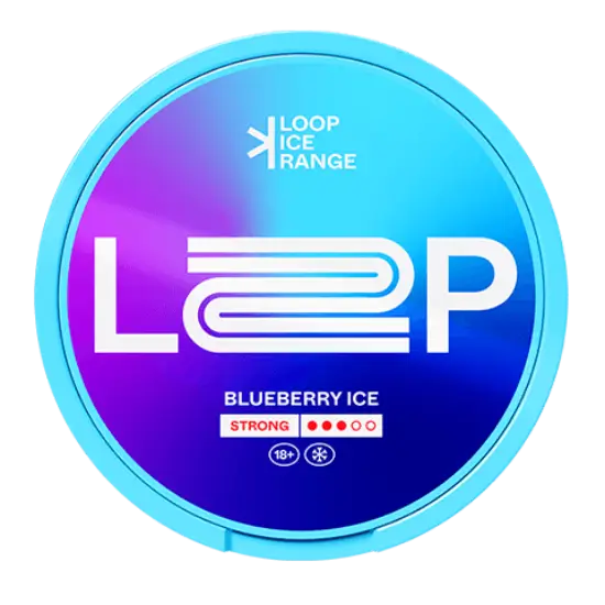 LOOP Blueberry Ice 8.9mg nicotine pouches can