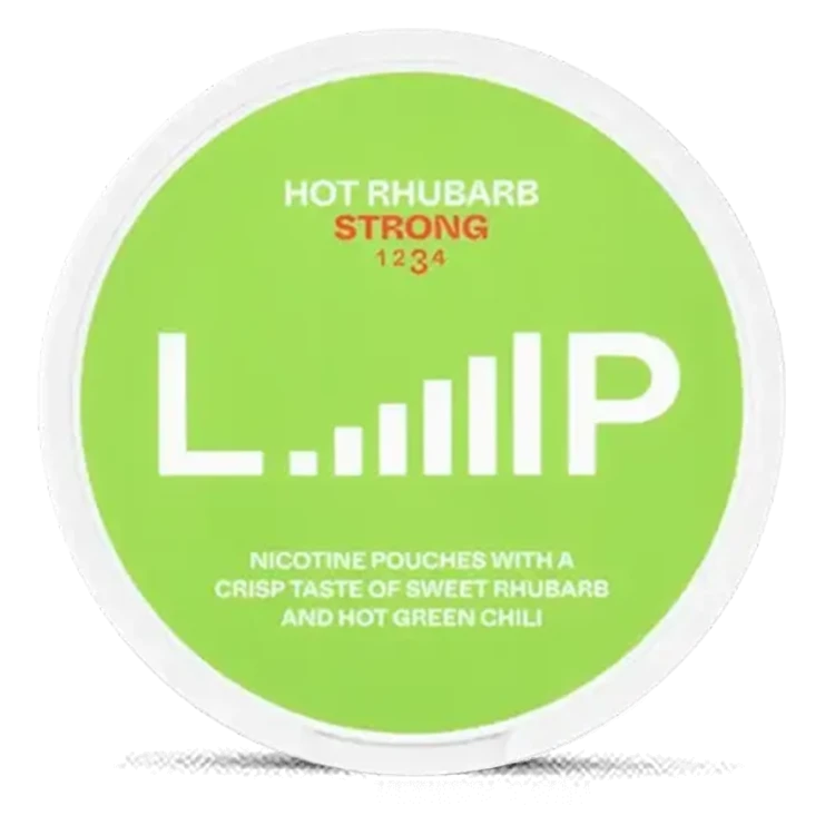 LOOP Hot Rhubarb 8.9mg nicotine pouches can