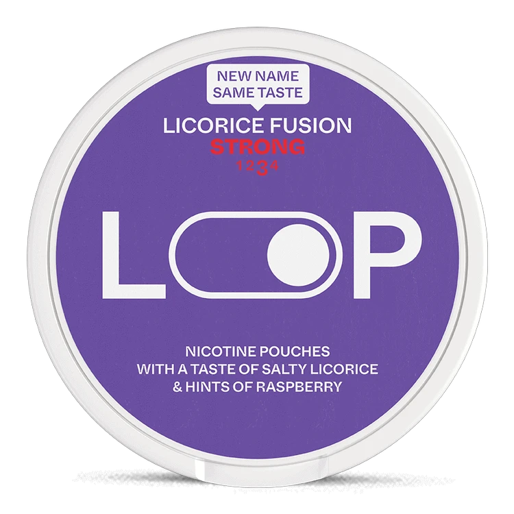 LOOP Licorice Fusion 8.9mg nicotine pouches can