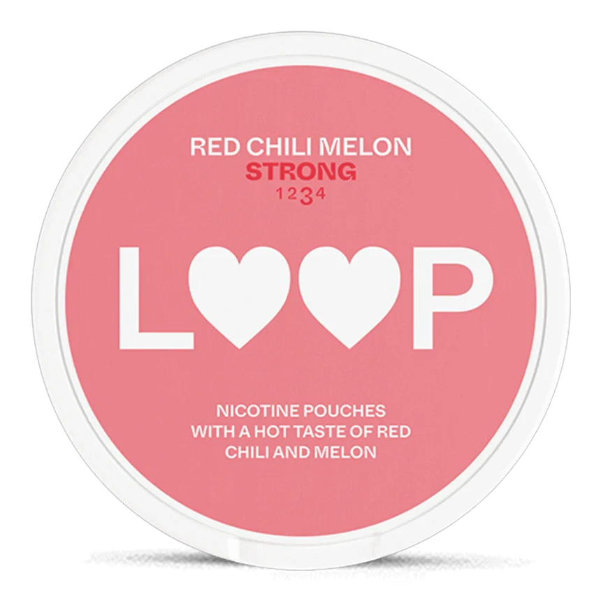 LOOP Red Chili Melon 8.9mg nicotine pouches can