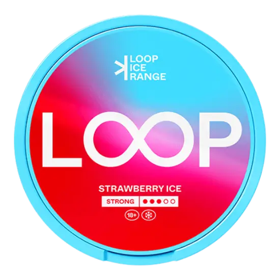 LOOP Strawberry Ice 8.9mg nicotine pouches can