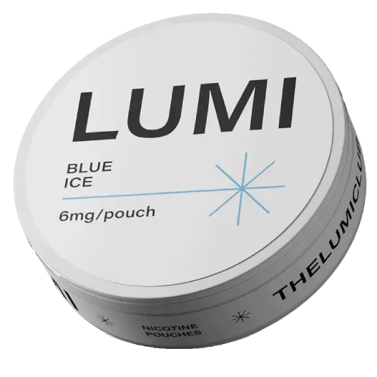 LUMI Blue Ice 6mg nicotine pouches can
