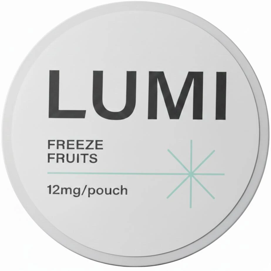 LUMI Freeze Mint 12mg nicotine pouches can