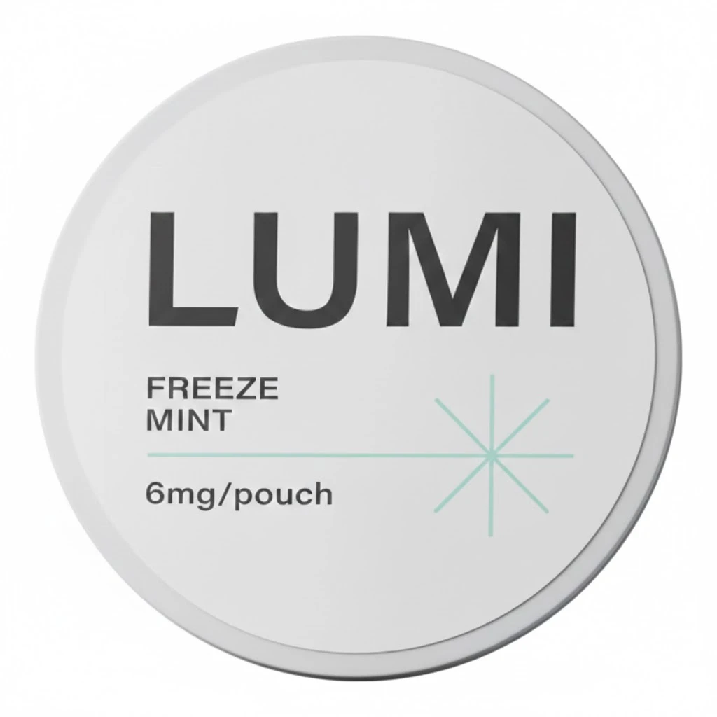 LUMI Freeze Mint 6mg nicotine pouches can