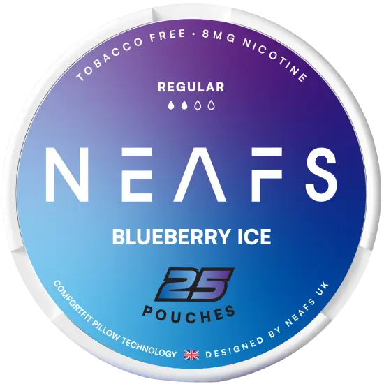 NEAFS Blueberry Ice 8mg nicotine pouches can