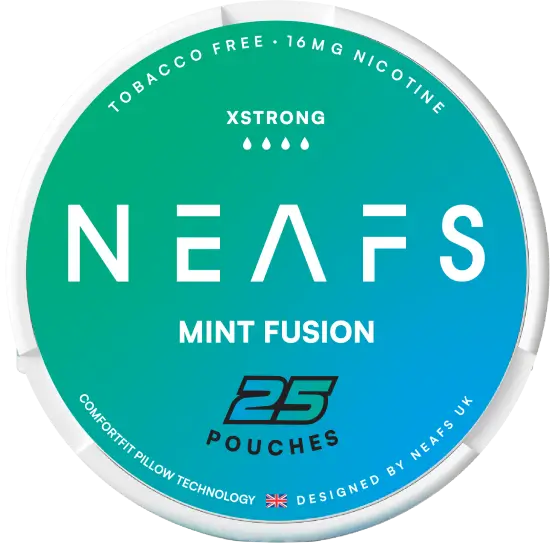 NEAFS Mint Fusion 16mg nicotine pouches can