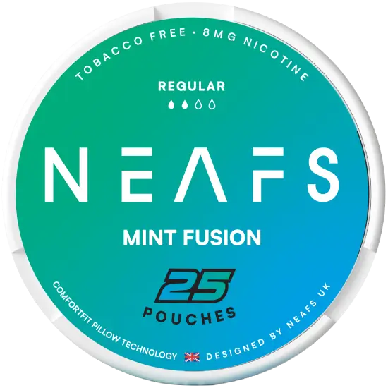 NEAFS Mint Fusion 8mg nicotine pouches can