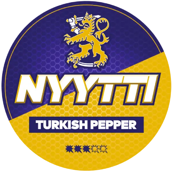 NYYTTI Turkish Pepper 9.6mg nicotine pouches can
