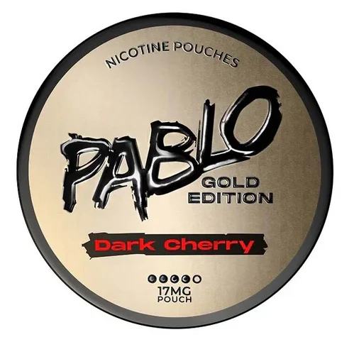 PABLO Gold Edition Dark Cherry 17mg nicotine pouches can