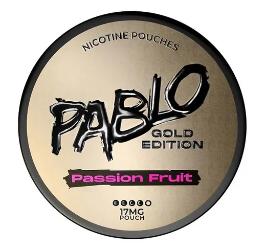 PABLO Gold Passion Fruit 17mg nicotine pouches can