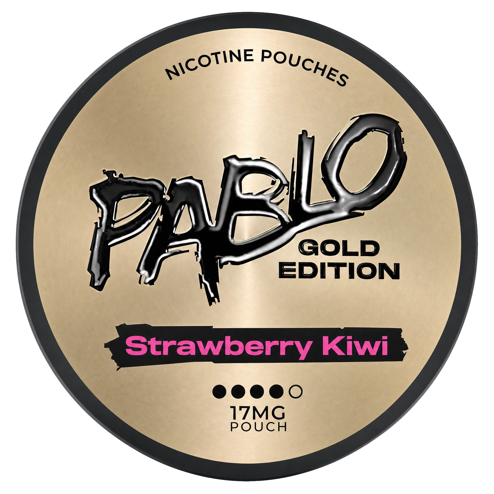 PABLO Gold Strawberry Kiwi 17mg nicotine pouches can