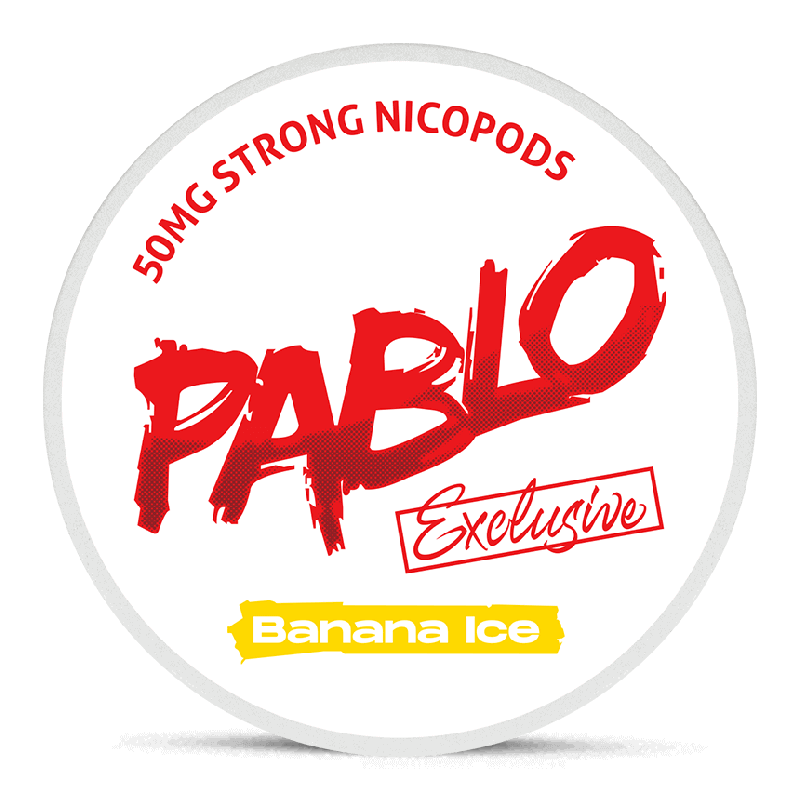 PABLO Banana Ice 30mg nicotine pouches can