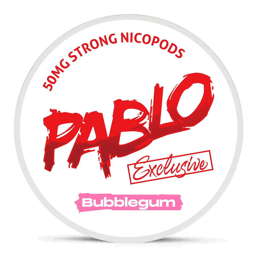 PABLO Bubblegum 30mg nicotine pouches can