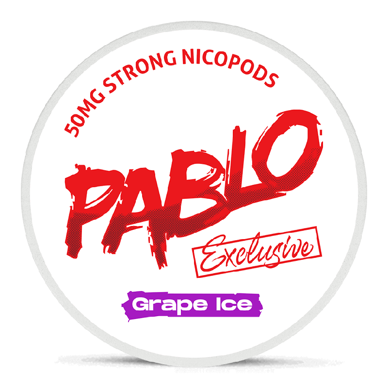 PABLO Grape Ice 30mg nicotine pouches can