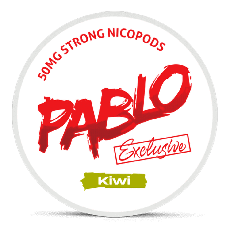 PABLO Kiwi 30mg nicotine pouches can