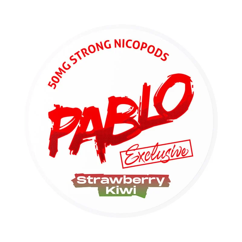 PABLO Strawberry Kiwi 30mg nicotine pouches can