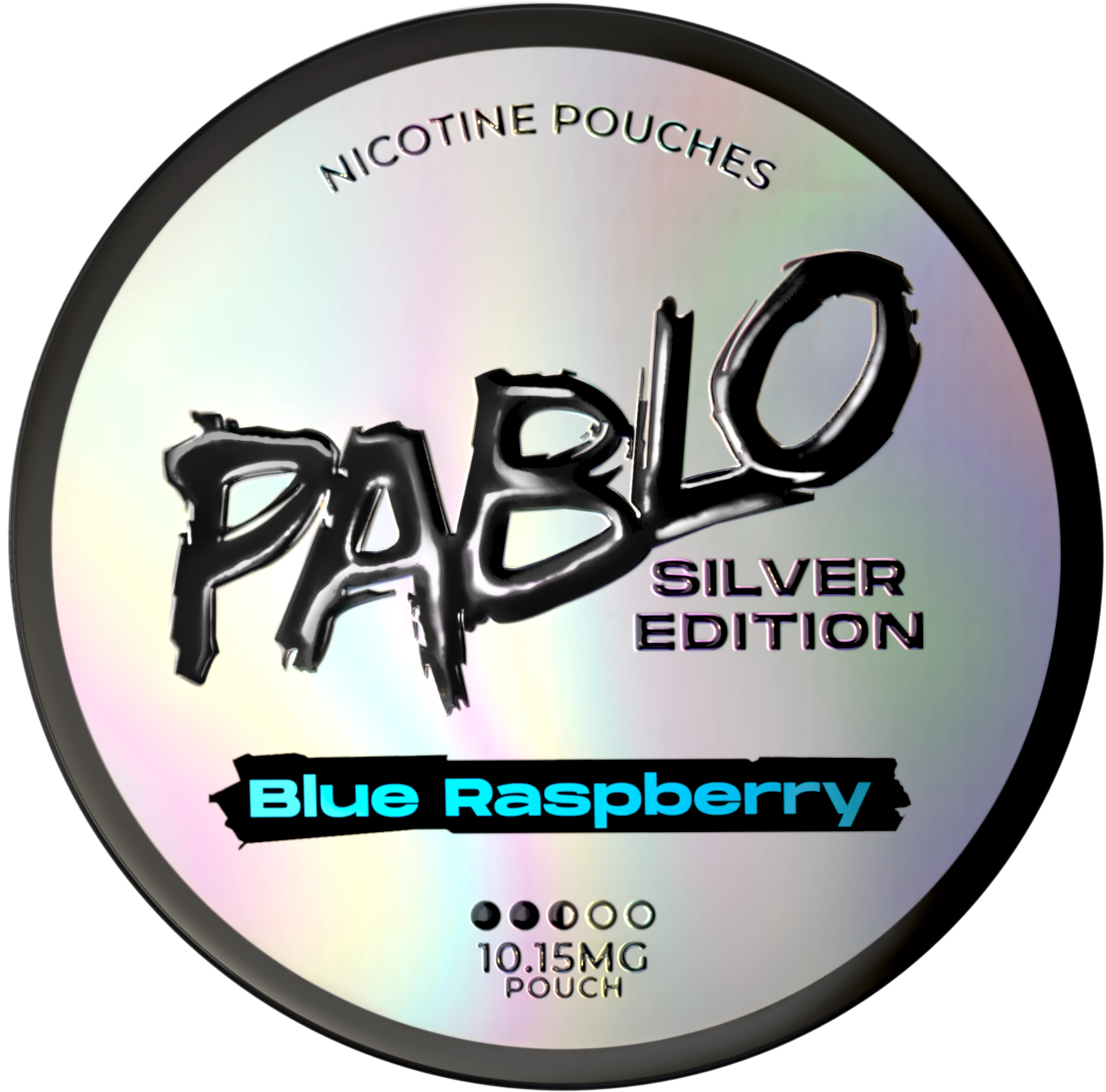PABLO Silver Blue Raspberry 10.15mg nicotine pouches can