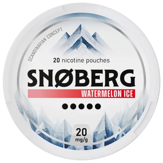 SNOBERG Watermelon Ice 10mg nicotine pouches can