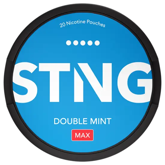 STNG Double Mint 27.5mg nicotine pouches can