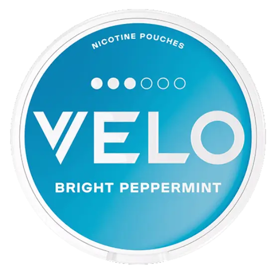 VELO Bright Peppermint 8mg nicotine pouches can
