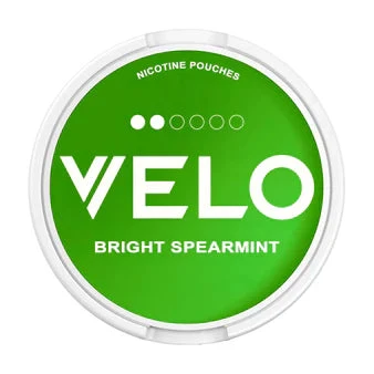 VELO Bright Spearmint 6mg nicotine pouches can