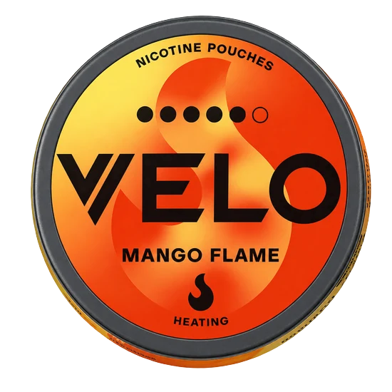 VELO Mango Flame 14mg nicotine pouches can