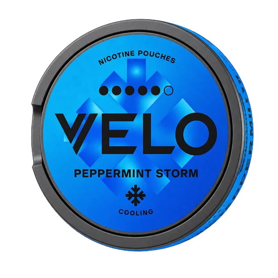 VELO Peppermint Storm 14mg nicotine pouches can