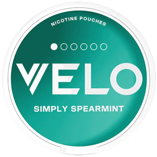 VELO Simply Spearmint Mini 4mg nicotine pouches can