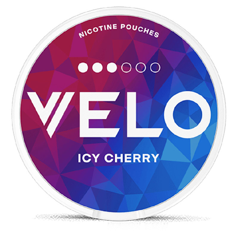 VELO Icy Cherry 8mg nicotine pouches can