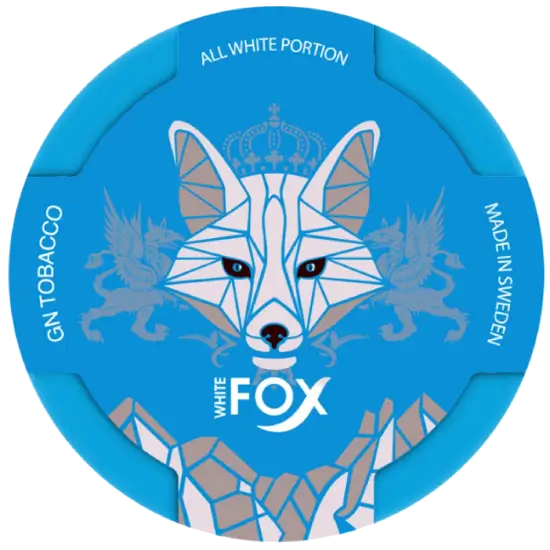 White Fox All White Portion 12mg nicotine pouches can